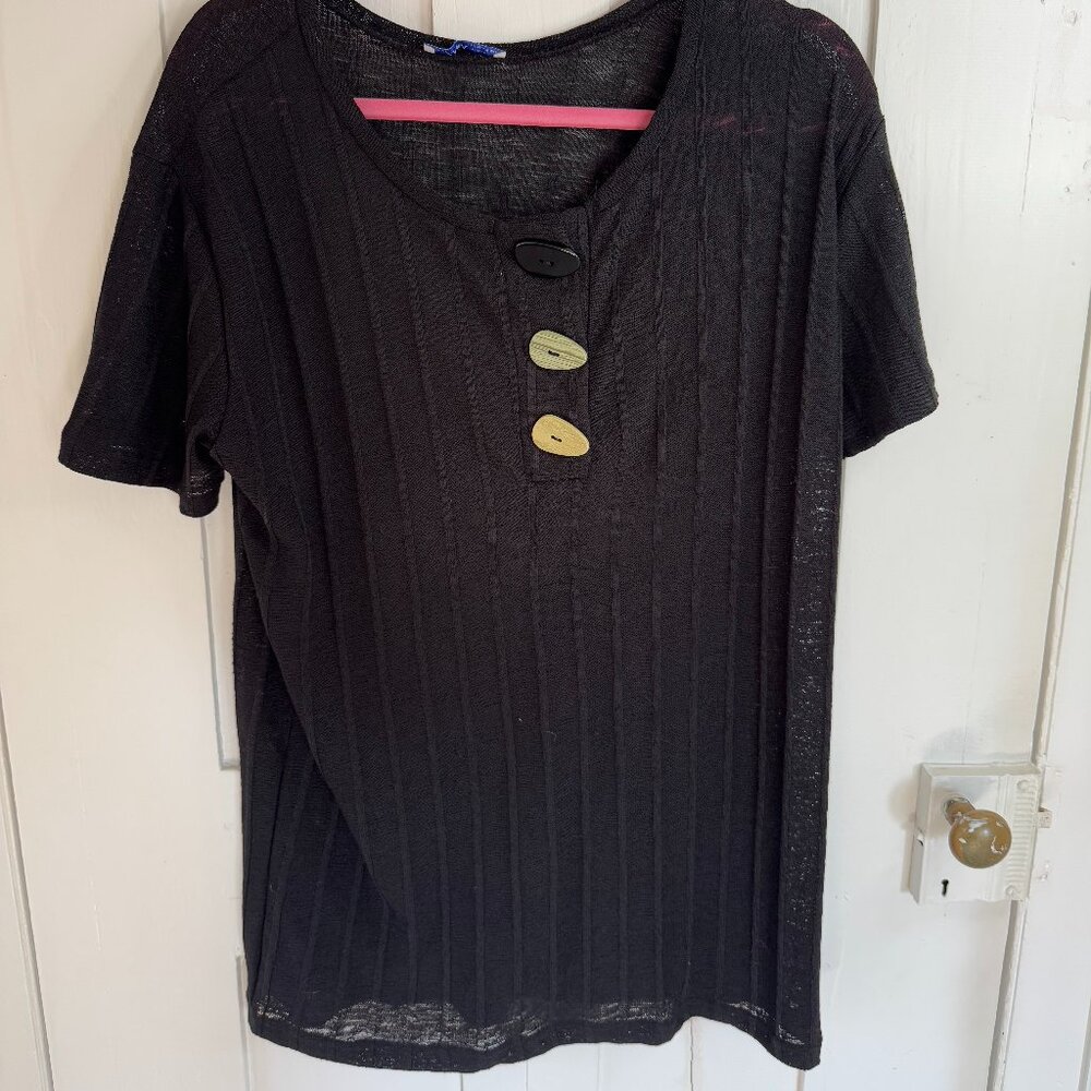Zara Black Baggy Knit Two-Piece/Co-ord Set
